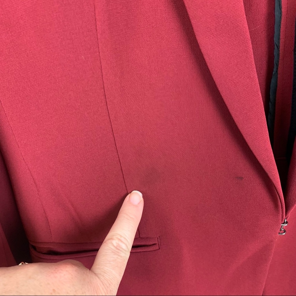 Rag & Bone Womens Blazer Store Exclusive Red 10 - Picture 6 of 6